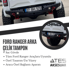 Ford Ranger Arka Çelik Tampon