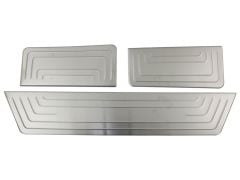 Volkswagen Transporter Kapı Eşik Nikelajı Paslanmaz Çelik 3 Parça 2015-