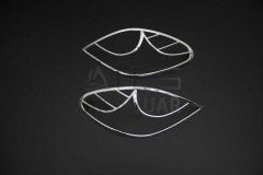 Peugeot 207 Krom Stop Çerçevesi 2 Parça Abs 2006-2012 Arası