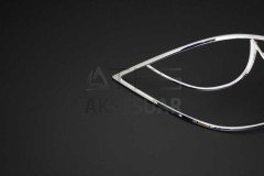 Peugeot 207 Krom Stop Çerçevesi 2 Parça Abs 2006-2012 Arası