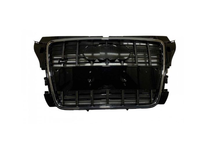 A3 2008-2012 IÇIN UYUMLU S3 PANJUR - SIYAH / KROM