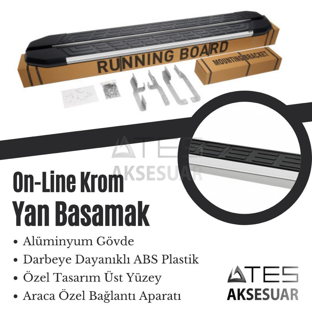 BMW X1 E84 On-line Krom Yan Basamak 173cm 2009-2015