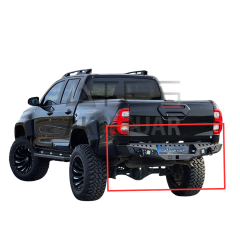 Toyota Hilux Arka Çelik Tampon