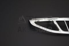 Citroen Berlingo 2 Krom Stop Çerçevesi 2 Parça Abs 2008-2018 Arası