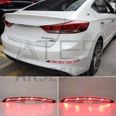 HYUNDAI ELANTRA 2017+ AĞAÇ DİZAYN ARKA SİS LEDİ