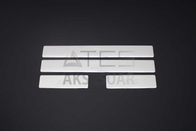 Peugeot 206 Krom Kapı Eşiği 4 Parça 1998-2012 Arası