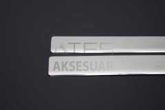 Peugeot 206 Krom Kapı Eşiği 4 Parça 1998-2012 Arası