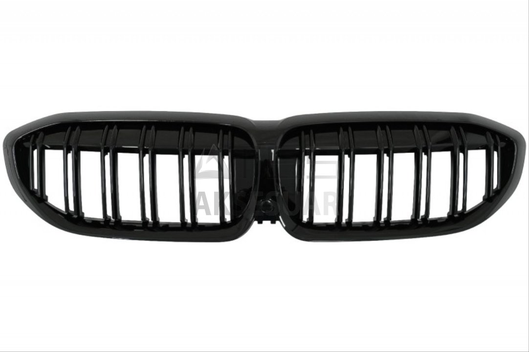 BMW 3 SERISI G20 2019+ M3 BOBREK (CIFT CIZGI PANJUR) - PIANO BLACK