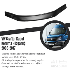 VW Crafter Kaput Koruma Rüzgarlığı 2006-2017