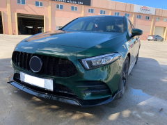 MERCEDES W177 A SERISI ÖN LIP - PIANO BLACK (PARLAK SIYAH) (AMG DONANIM IÇIN)