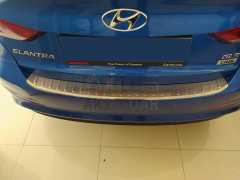 HYUNDAI ELANTRA 2016-2018 ARKA TAMPON ÜST KORUMASI KROM