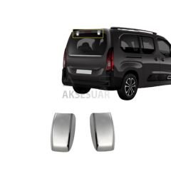 Citroen Berlingo Krom Arka Cam Açma Menteşe Kapağı 2 Prç 2019+