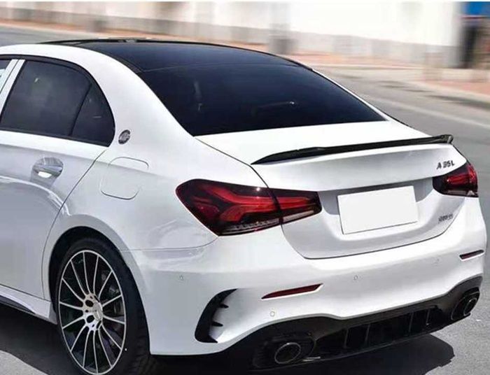 W177 2019+ A SEDAN SERISI IÇIN UYUMLU  A35 SPOILER   - PIANO BLACK (PARLAK SIYAH)
