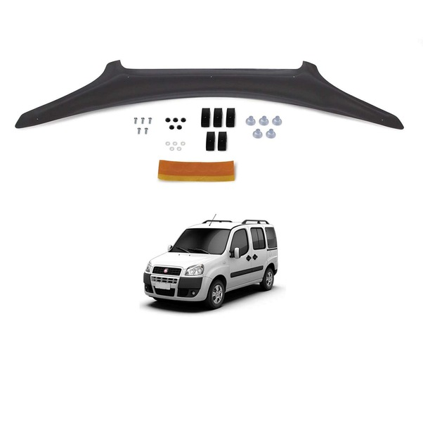 Fiat Doblo Ön Kaput Koruma Rüzgarlık 4Mm Abs 2006-2010