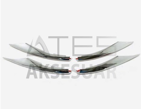 MERCEDES W177 A SERİSİ 2019+ ÖN TAMPON BIÇAKLARI - 4 PARÇA - KROM