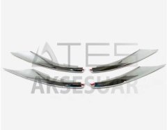 MERCEDES W177 A SERİSİ 2019+ ÖN TAMPON BIÇAKLARI - 4 PARÇA - KROM