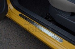 Fiat 500 Krom Kapı Eşiği Yazılı 2 Parça 2007 ve Sonrası