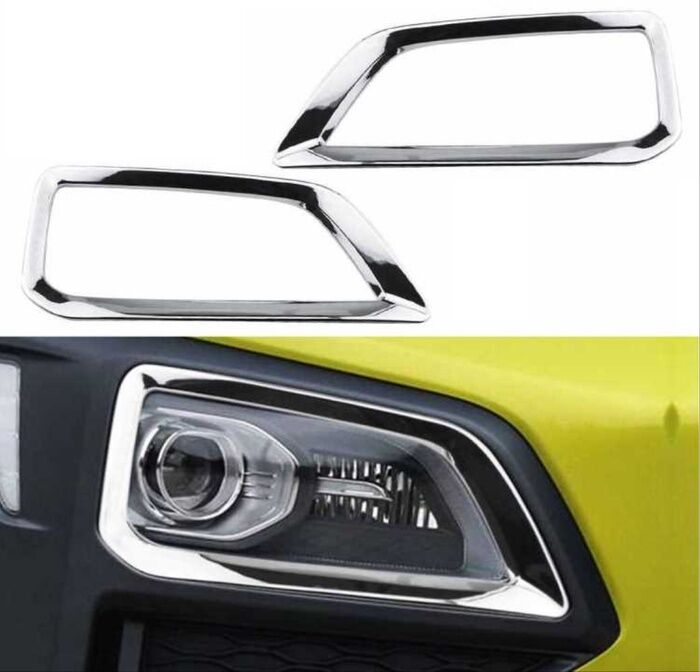 KONA IÇIN UYUMLU FAR ÇERÇEVESI - KROM