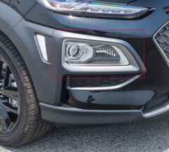 KONA IÇIN UYUMLU FAR ÇERÇEVESI - KROM