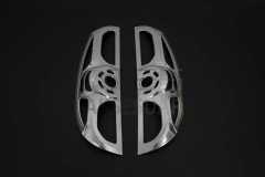 Fiat Doblo 2 Saten Krom Stop Çerçevesi 2 Parça Abs 2010-2014 Arası