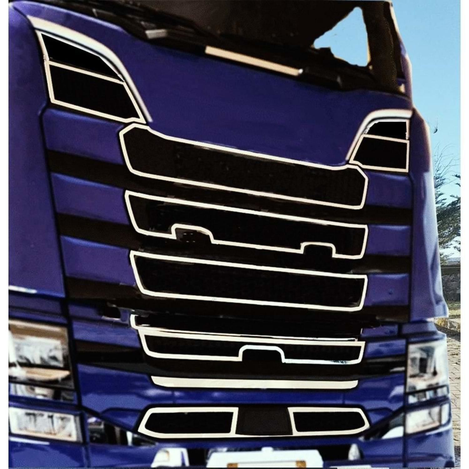 Scania NG SC SİSSİZ PANJUR ETRAFI KROMU