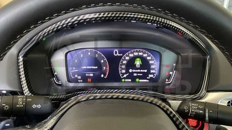 2022 CIVIC GÖSTERGE KAPLAMA - KARBON