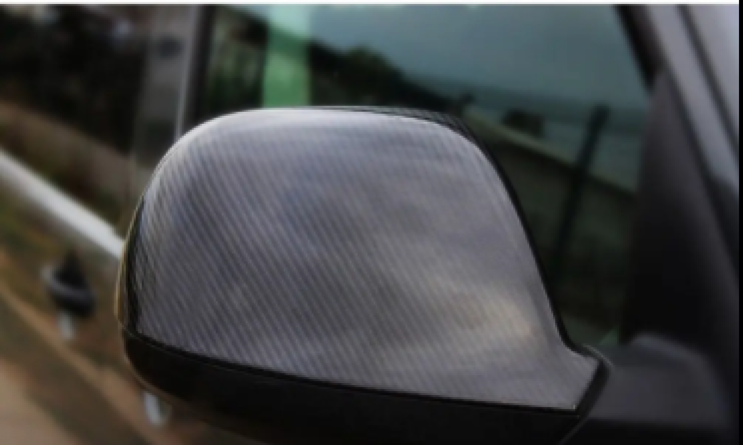 Volkswagen Transporter Ayna Kapağı 2 Parça ABS Karbon 2015-