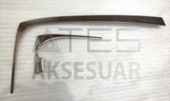 HYUNDAI ELANTRA 2016-2019 KONSOL KAPLAMA 2 PARÇA ( TITANYUM ÇİZGILİ SILVER)