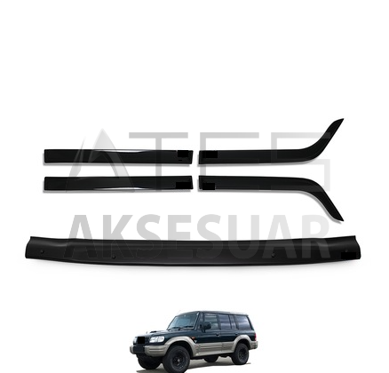 Hyundai Galloper Kaput ve Yan Cam Rüzgarlık 5 Prç 1997-03