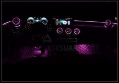 MERCEDES W205 2019+ HOPARLOR AYDINLATMA (AMBIANS) 64 RENK