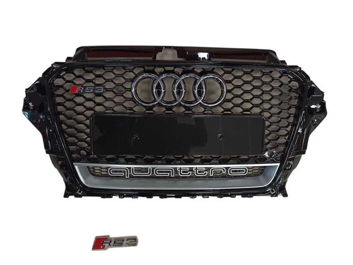 A3 2013-2016 IÇIN UYUMLU PANJUR RS3 SIYAH - QUATRO YAZILI