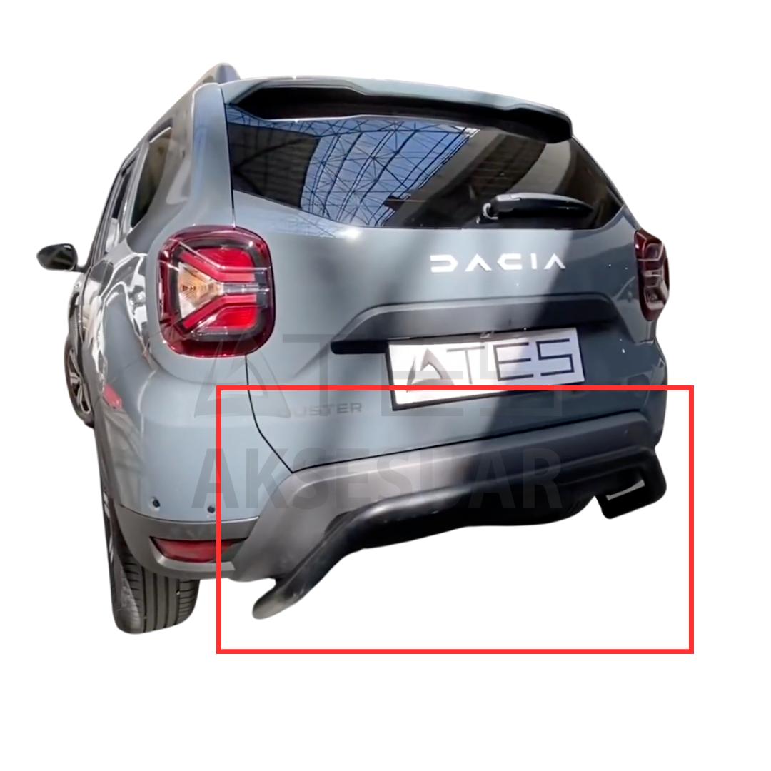 Dacia Duster Arka Koruma Siyah