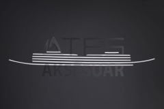 Hyundai i30 SW Krom Cam Çıtası 8 Parça 2012-2016 Arası