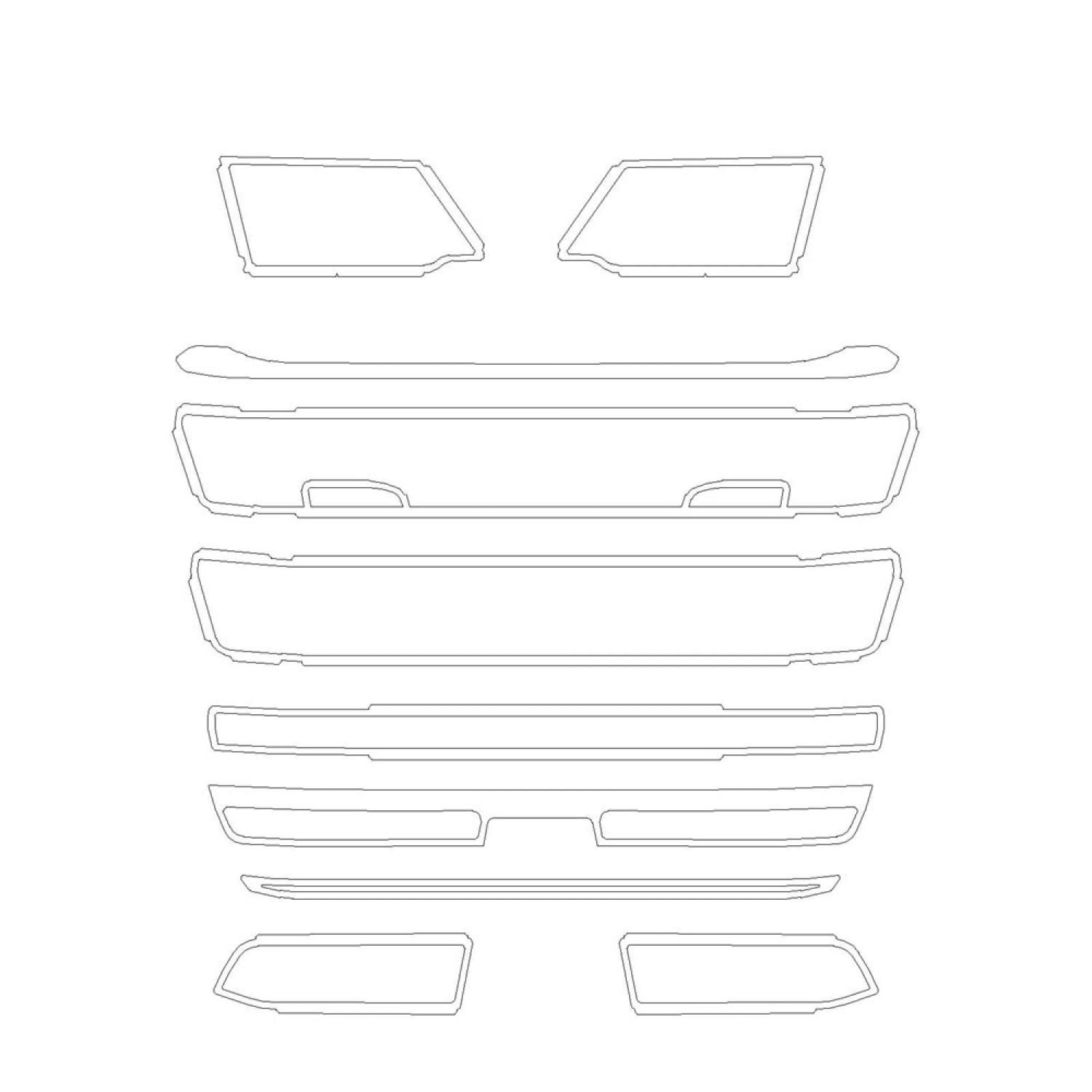 Scania NG SC SİSLİ PANJUR ETRAFI KROMU