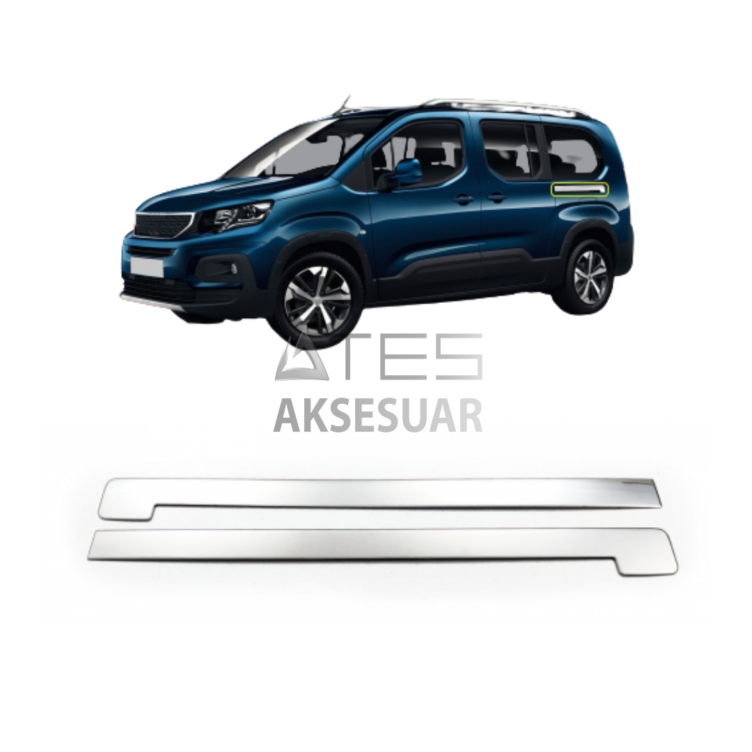 Ford Courier Krom Sürgülü Kapı Çıta 2 Prç 2014+