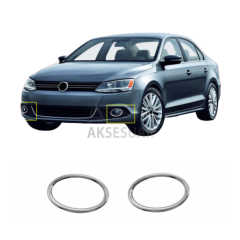 VW Jetta Krom Sis Farı Çerçevesi 2 Prç 2011-2014