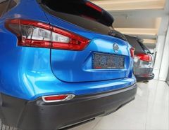 QASHQAI 2018 IÇIN UYUMLU ARKA SIS NIKELAJI(MAKYAJLI KASA)