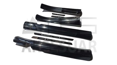 HYUNDAI ELANTRA 2016-2019 KAPI EŞİK KORUMA (TİTANYUM SİYAH)