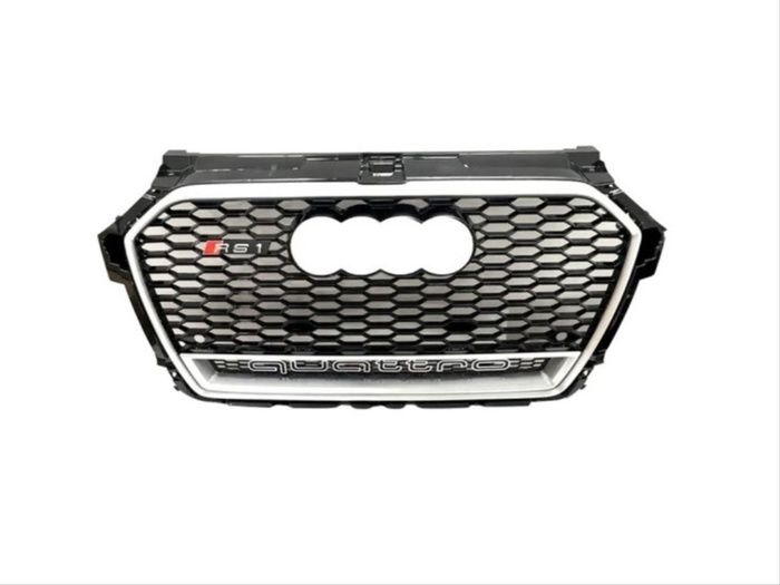 A1 2016+ IÇIN UYUMLU RS1 PANJUR SIYAH KROM ÇERÇEVE