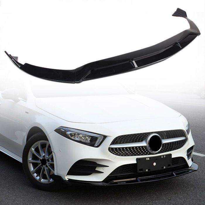 W177 A SERISI IÇIN ÖN LIP   - PIANO BLACK (PARLAK SIYAH)   (STYLE VE PROGRESSIVE DONANIM IÇIN)