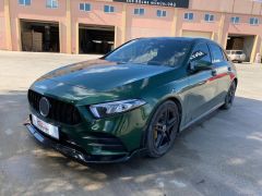W177 A SERISI IÇIN ÖN LIP   - PIANO BLACK (PARLAK SIYAH)  (AMG DONANIM IÇIN)