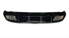 MERCEDES W176 16-18 A45 DIFÜZÖR & EGZOZ SETI (PARLAK SIYAH) - SILVER EGZOZ ILE (AMG PAKET İÇİN )