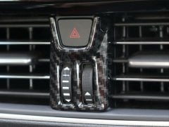 FORD FOCUS 2019+ IKAZ DÜGME KAPLAMA -KARBON(ABS)