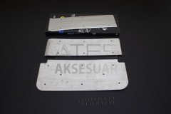 Opel Vivaro 2 Krom Kapı Eşiği 3 Parça 2001-2014 Arası