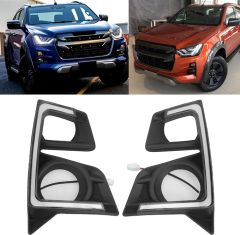 D-MAX IÇIN UYUMLU 2020+  ÖN TAMPON SIS LEDI