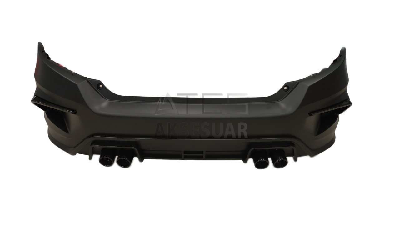 HONDA CIVIC FC5 2016-2020 CONCEPT MODEL ARKA TAMPON EK PIANO BLACK DETAYLI