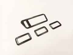 GOLF 7 - 7.5 2013-2020 IÇIN UYUMLU CAM AÇMA KAPAMA KAPLAMA - KARBON