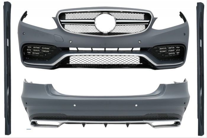 W212 IÇIN UYUMLU E63 BODY KIT (2013-2015) (ÖN TAMPON-DIFÜZÖR-EGZOZ-MARSPIYEL)