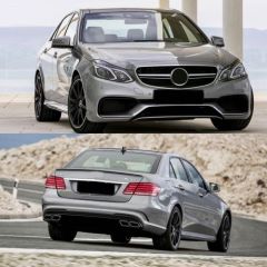 W212 IÇIN UYUMLU E63 BODY KIT (2013-2015) (ÖN TAMPON-DIFÜZÖR-EGZOZ-MARSPIYEL)