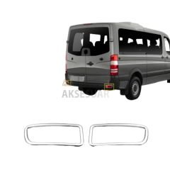 Mercedes Sprinter W906 Krom Arka Reflektör Çıtası 2 Prç. 2013-2018